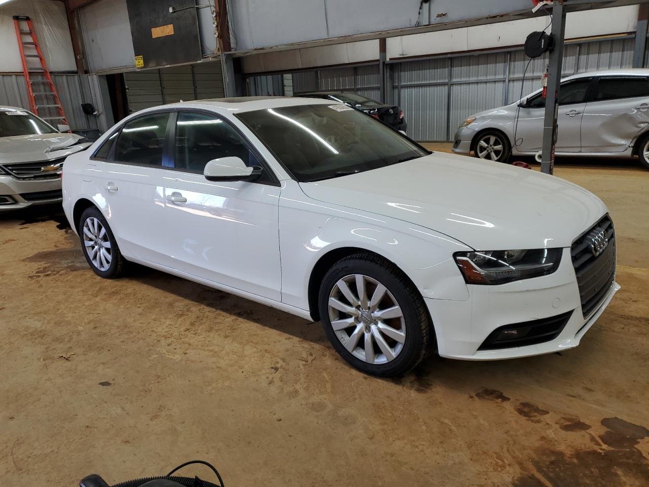 2014 Audi A4 VIN WAUAFAFL4EA007168 Copart auction photo, mechanical damage thumbnail 4