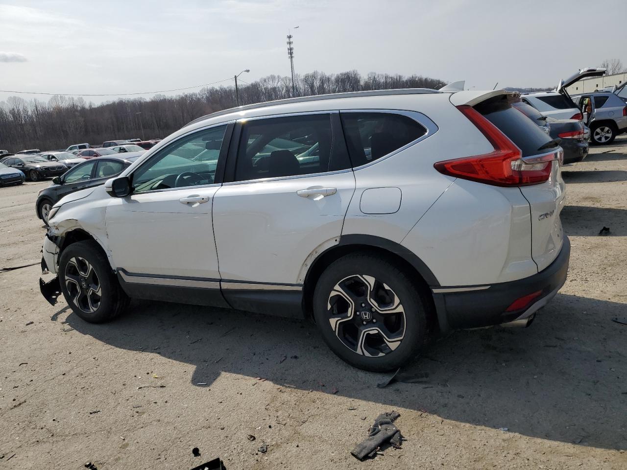 2018 Honda CR-V VIN 5J6RW2H99JL034713 Copart auction photo, all over damage thumbnail 2