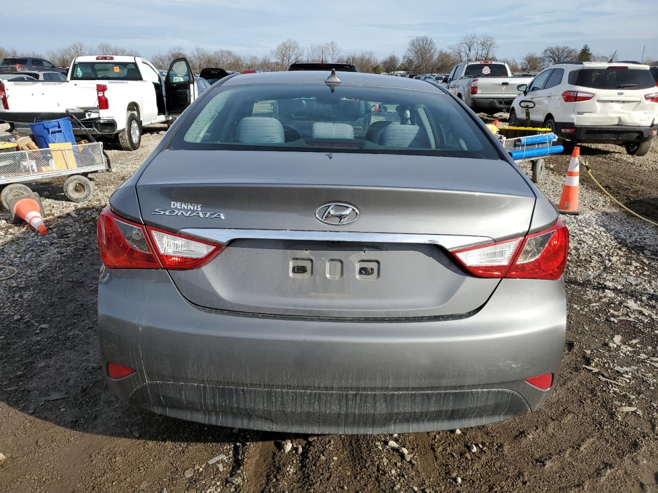 2014 Hyundai Sonata VIN 5NPEB4AC3EH941081 Copart auction photo, front end damage thumbnail 6