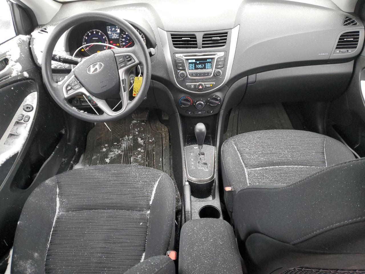 2017 Hyundai Accent VIN KMHCT5AE0HU332516 Copart auction photo, rear end damage thumbnail 8
