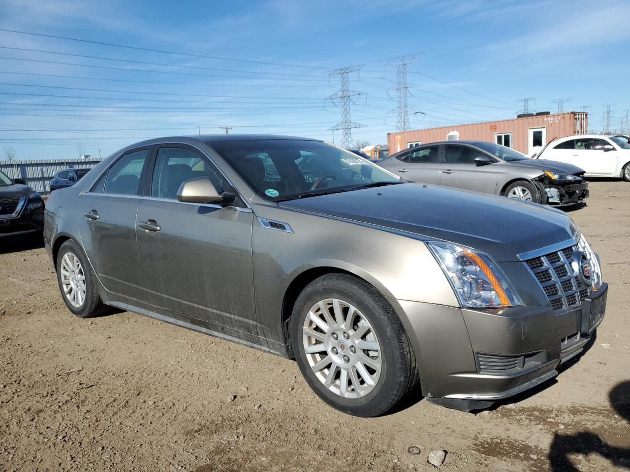 2011 Cadillac CTS VIN 1G6DH5EY2B0142801 Copart auction photo, side / all over damage thumbnail 4