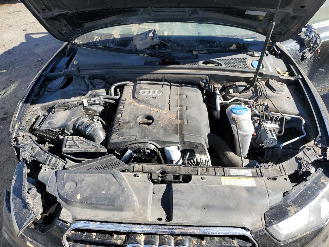 2016 Audi A5 VIN WAUM2AFH5GN004375 Copart auction photo, all over damage thumbnail 11