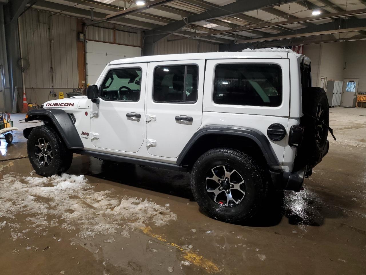 2018 Jeep Wrangler VIN 1C4HJXFG7JW296193 Copart auction photo, rear end damage thumbnail 2