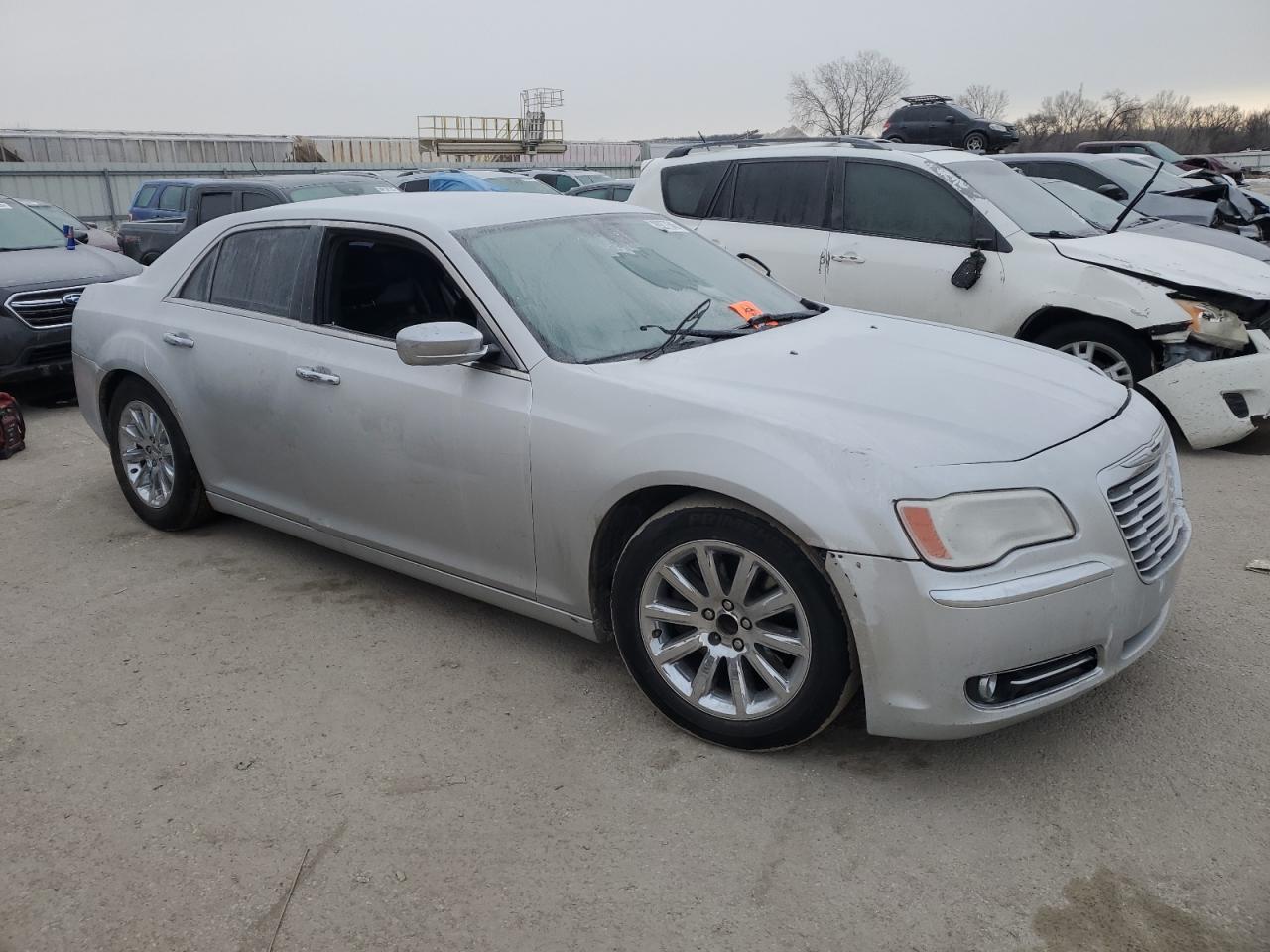 2012 Chrysler 300 VIN 2C3CCAET6CH30876X Copart auction photo, vandalism / undercarriage damage thumbnail 4