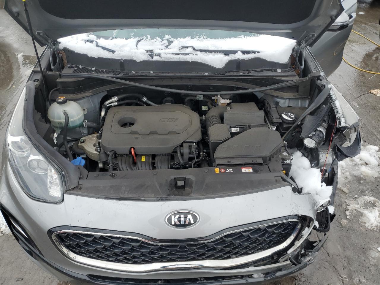 2020 KIA Sportage VIN KNDPMCACXL7665724 Copart auction photo, front end / side damage thumbnail 12