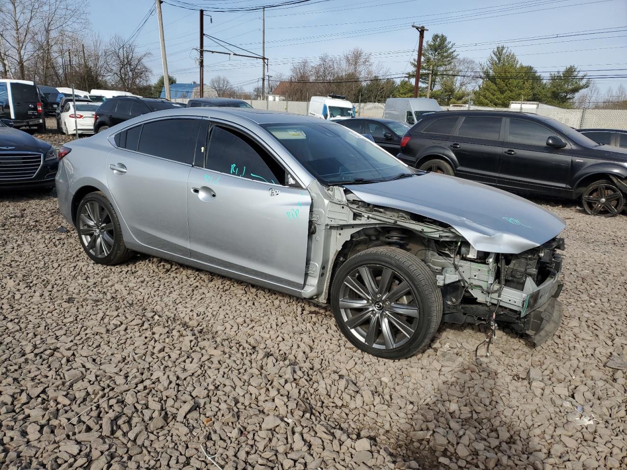 2018 Mazda 6 VIN JM1GL1VM5J1330803 Copart auction photo, front end damage thumbnail 4