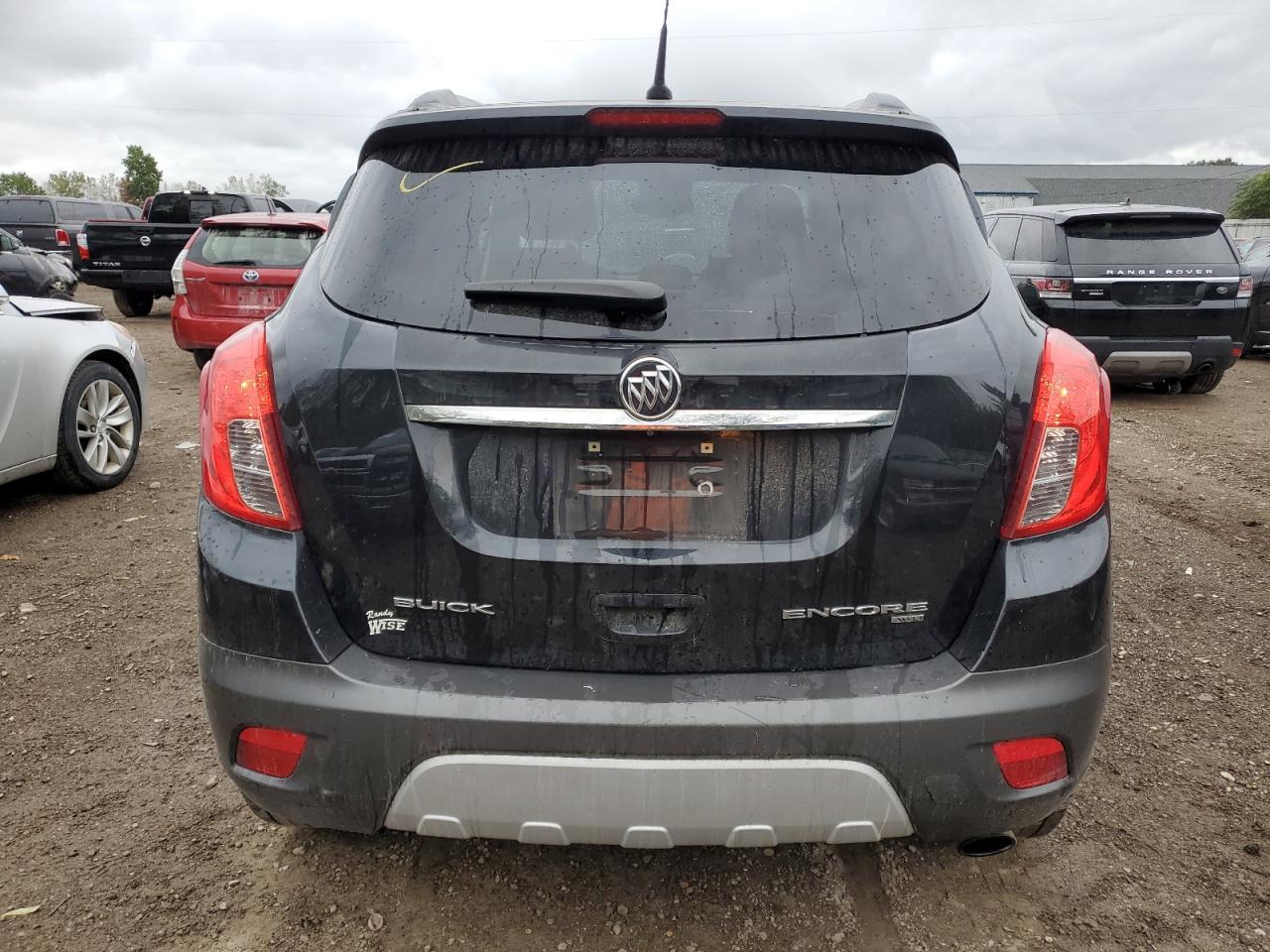 2014 Buick Encore VIN KL4CJGSB5EB634699 Copart auction photo, front end / side damage thumbnail 6