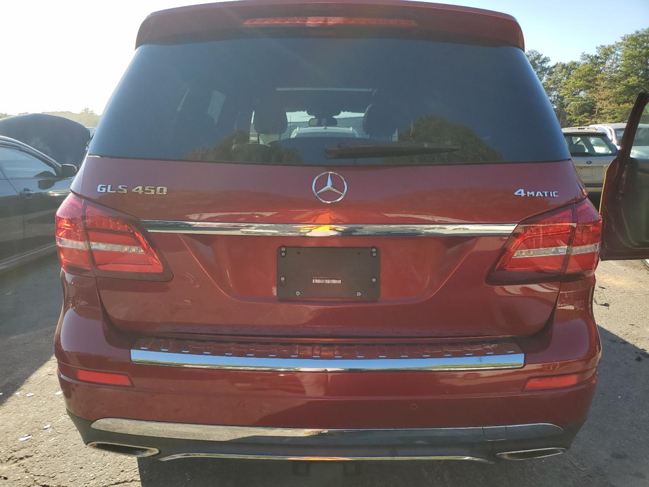 2017 Mercedes-Benz GLS-klasse VIN 4JGDF6EE5HA980351 Copart auction photo, front end damage thumbnail 6