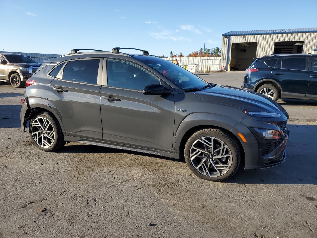 2023 Hyundai Kona VIN KM8K3CA30PU989183 Copart auction photo, rear end damage thumbnail 4