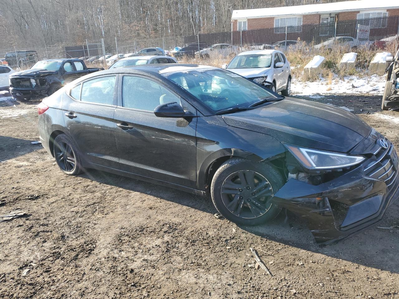 2019 Hyundai Elantra VIN 5NPD84LF5KH429982 Copart auction photo, front end damage thumbnail 4