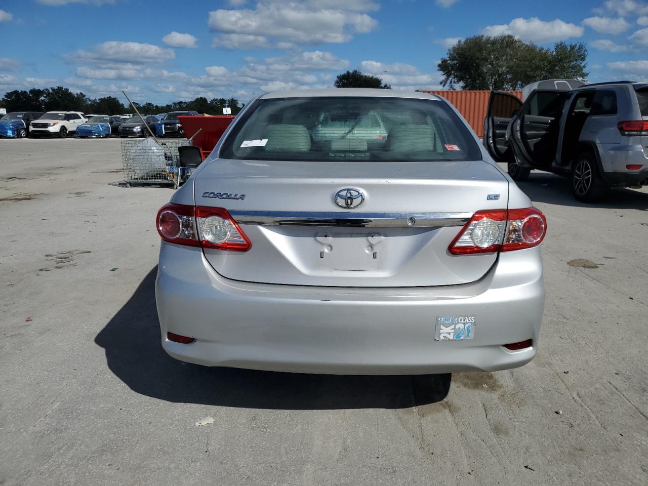 2011 Toyota Corolla VIN 2T1BU4EEXBC574042 Copart auction photo, front end damage thumbnail 6