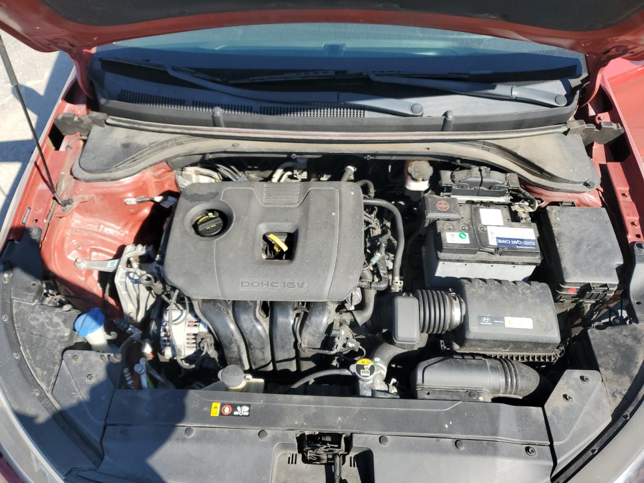 2019 Hyundai Elantra VIN 5NPD84LF6KH472047 Copart auction photo, front end / rear end damage thumbnail 11