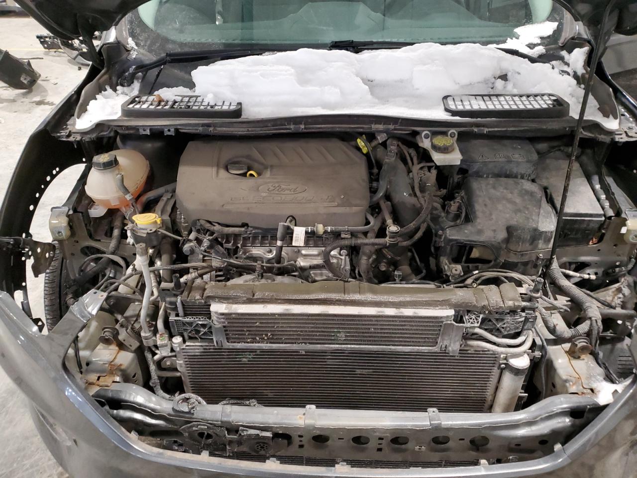 2017 Ford Escape VIN 1FMCU0GD6HUE14992 Copart auction photo, rejected repair damage thumbnail 12