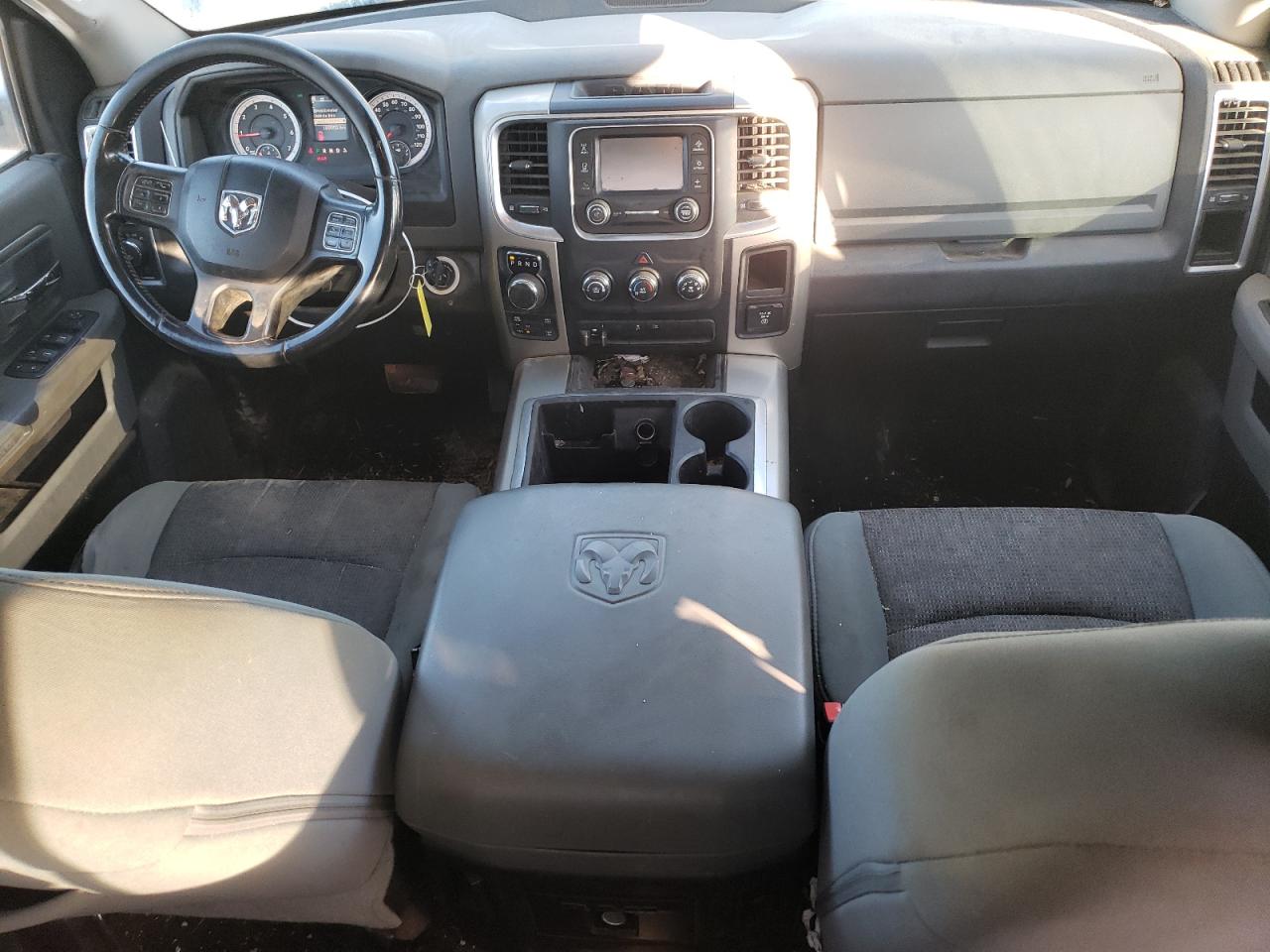 2014 RAM 1500 VIN 1C6RR7LT6ES152797 Copart auction photo, rear end damage thumbnail 8