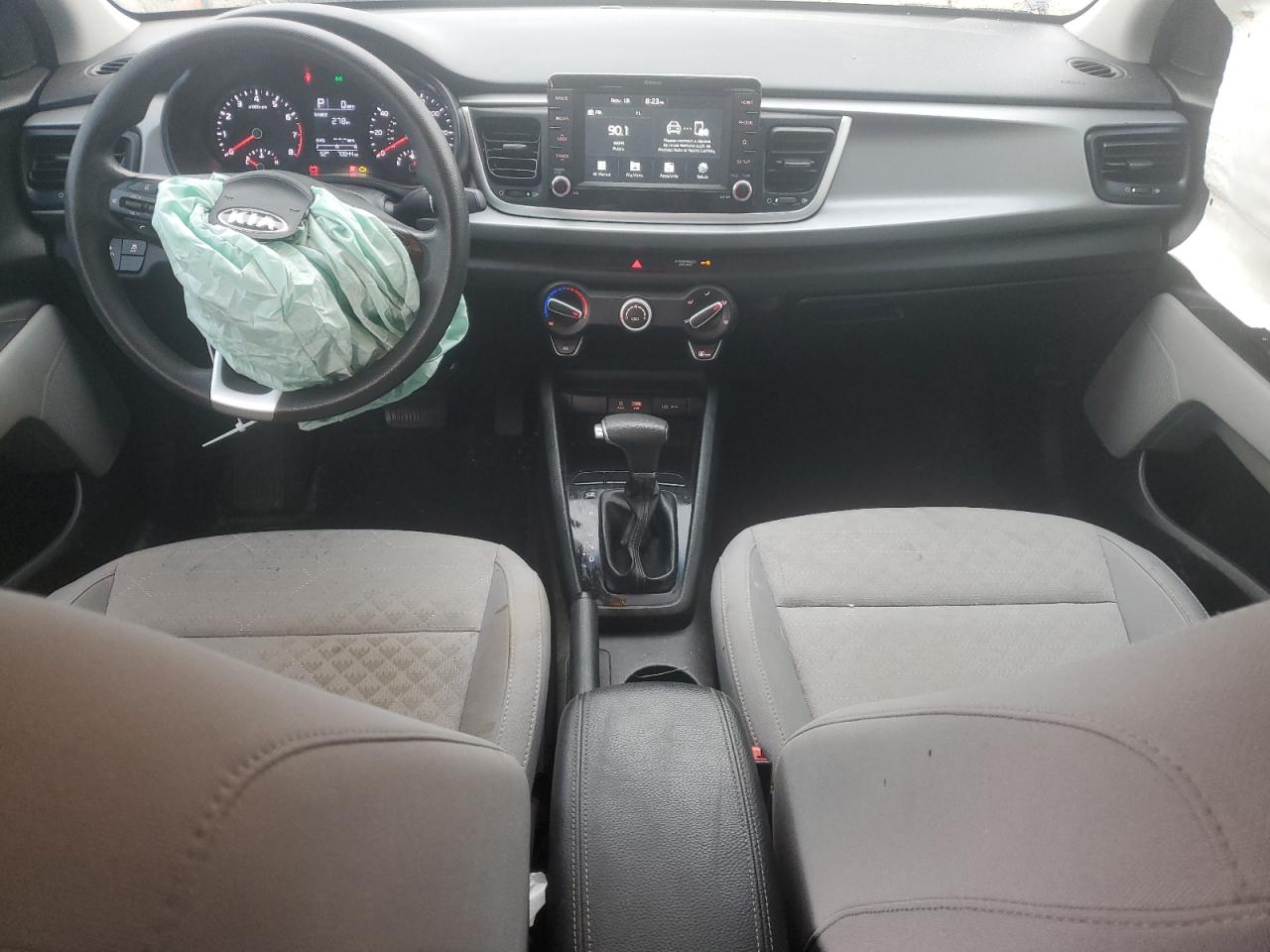 2019 KIA Rio VIN 3KPA24ABXKE243444 Copart auction photo, front end damage thumbnail 8