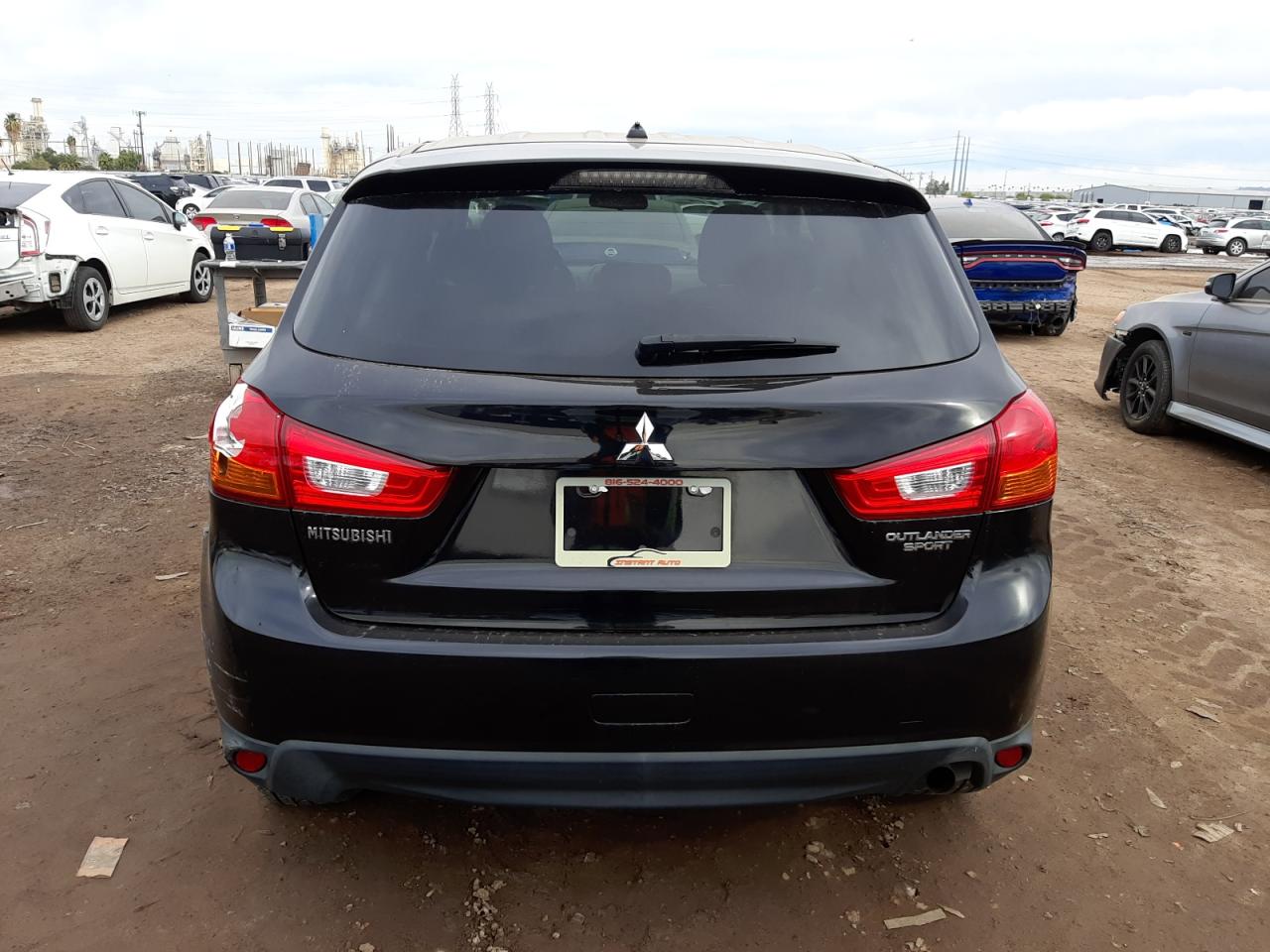 2015 Mitsubishi Outlander VIN 4A4AP3AU6FE041336 Copart auction photo, rear end damage thumbnail 6