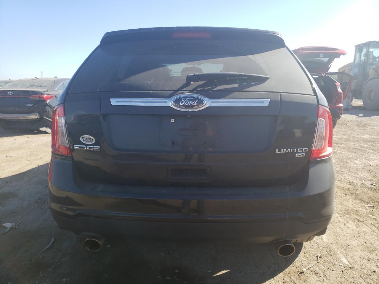 2013 Ford Edge VIN 2FMDK4KC5DBB35548 Copart auction photo, side / front end damage thumbnail 6