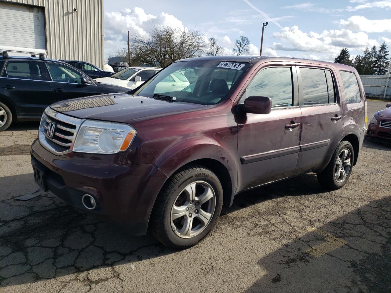 2014 Honda Pilot VIN 5FNYF4H51EB045515 - Copart auction photo