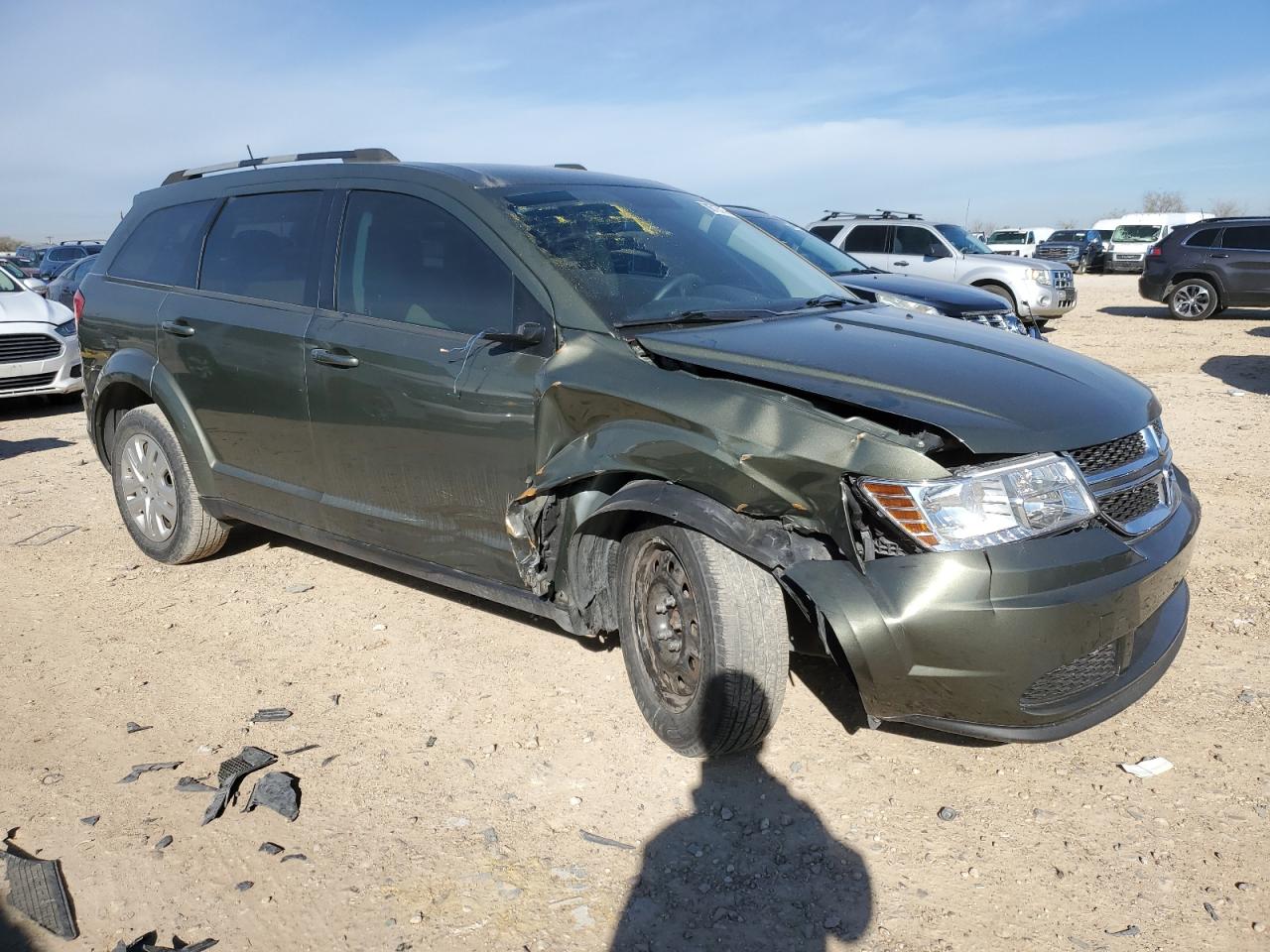 2018 Dodge Journey VIN 3C4PDCAB8JT276872 Copart auction photo, front end / minor dent/scratches damage thumbnail 4