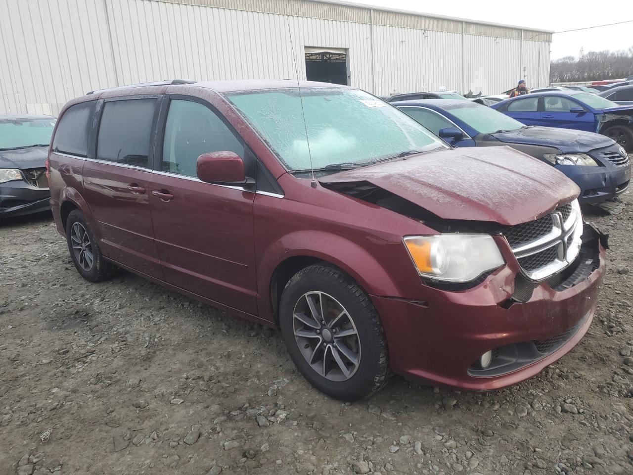 2017 Dodge Caravan VIN 2C4RDGCG0HR858454 Copart auction photo, front end damage thumbnail 4