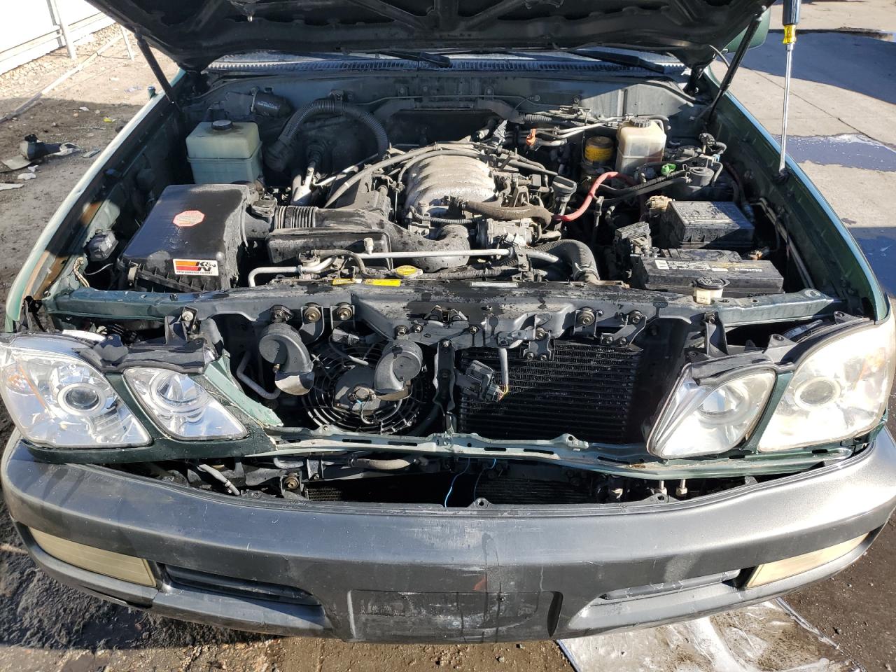 1999 Lexus LX VIN JT6HT00W0X0069481 Copart auction photo, front end / rear end damage thumbnail 12