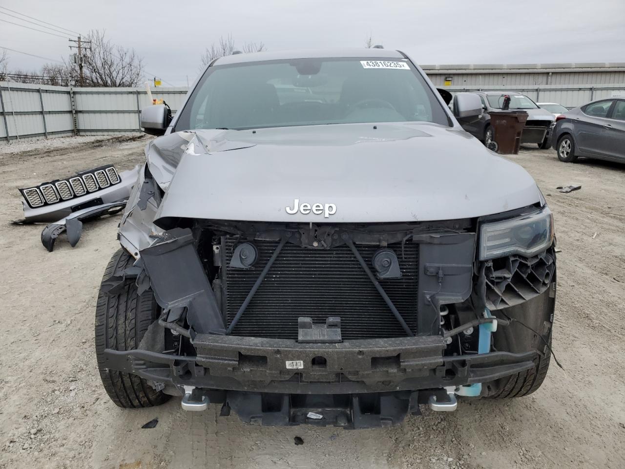2018 Jeep Grand Cherokee VIN 1C4RJFBG6JC215593 Copart auction photo, front end damage thumbnail 5