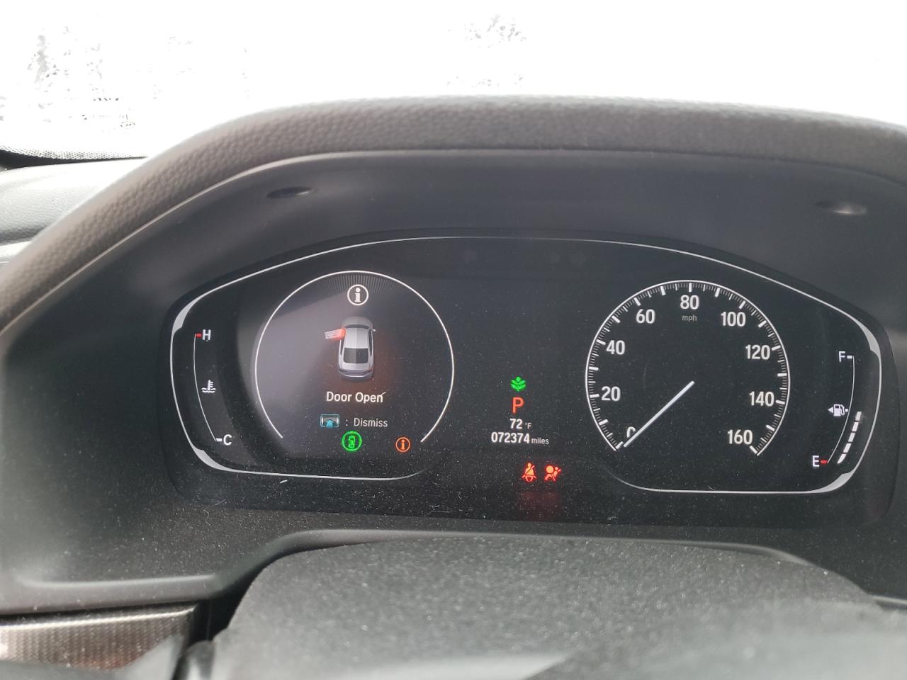 2019 Honda Accord VIN 1HGCV2F37KA027500 Copart auction photo, rear end / front end damage thumbnail 9