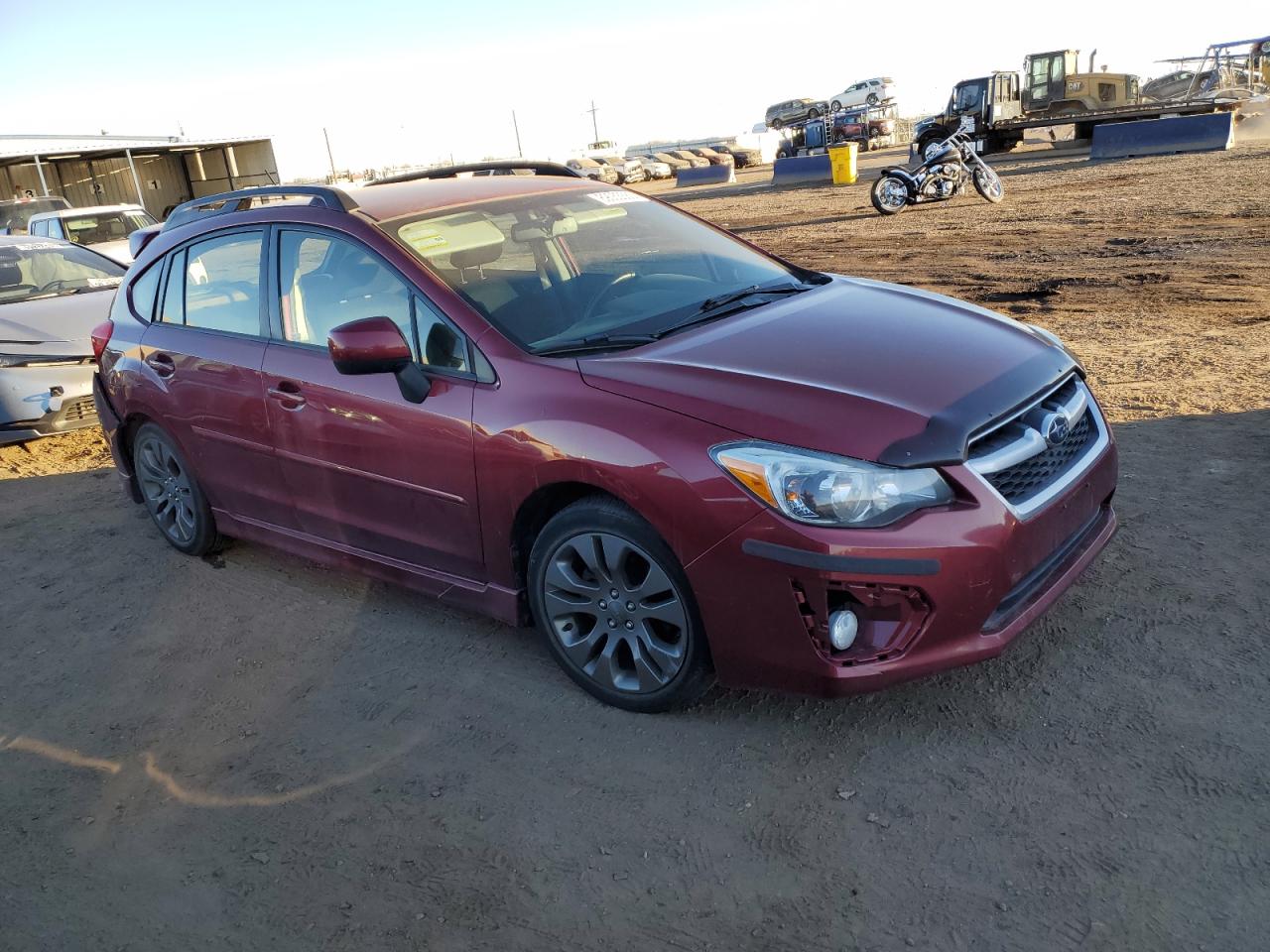2013 Subaru Impreza VIN JF1GPAL68D1864932 Copart auction photo, rear end damage thumbnail 4