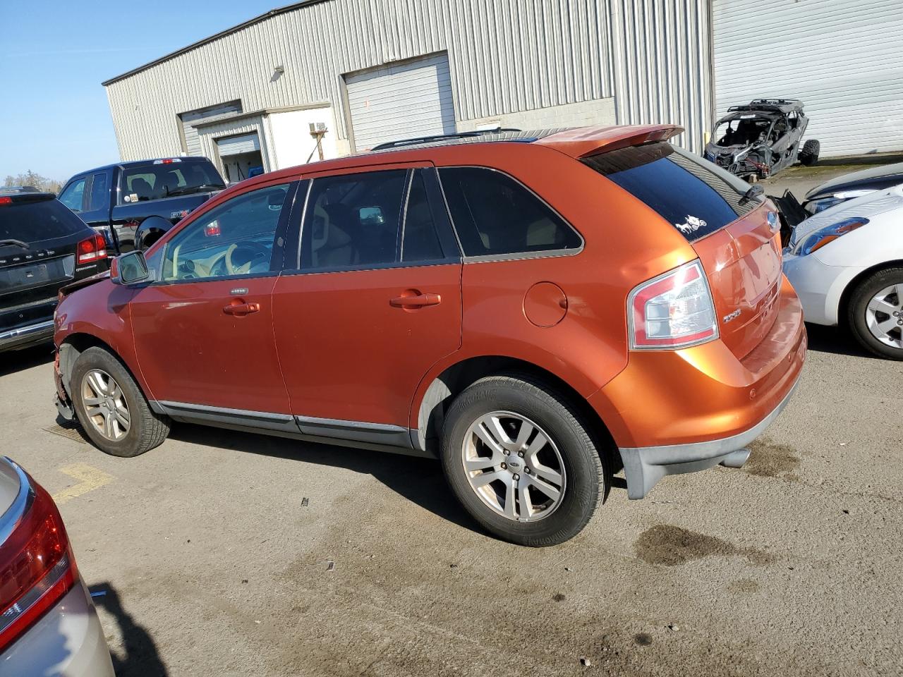 2007 Ford Edge VIN 2FMDK39C27BA65320 Copart auction photo, front end damage thumbnail 2