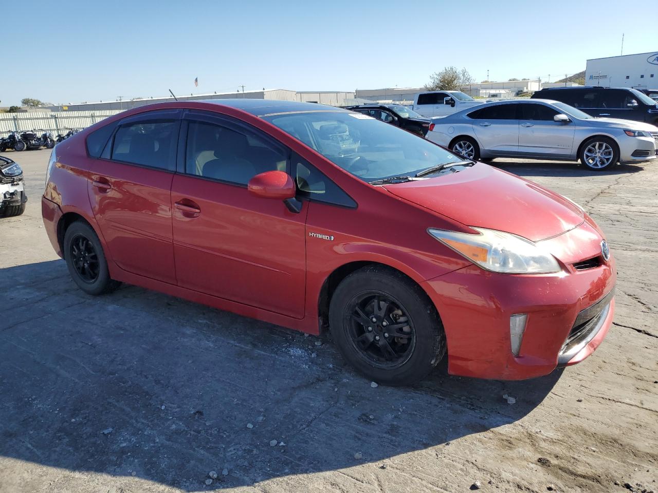 2012 Toyota Prius VIN JTDKN3DU9C1510967 Copart auction photo, mechanical / front end damage thumbnail 4