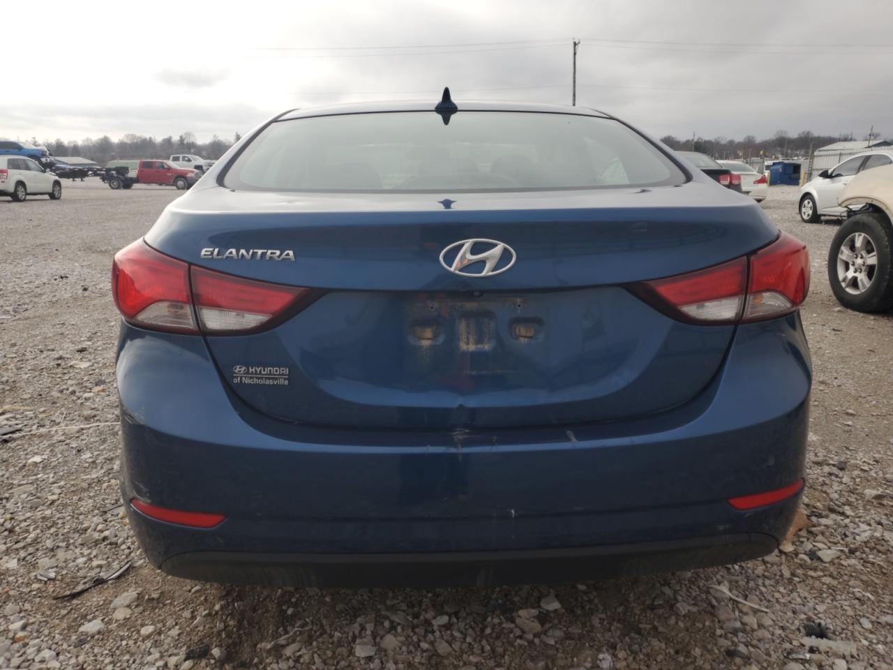 2015 Hyundai Elantra VIN KMHDH4AE5FU250875 Copart auction photo, front end damage thumbnail 6