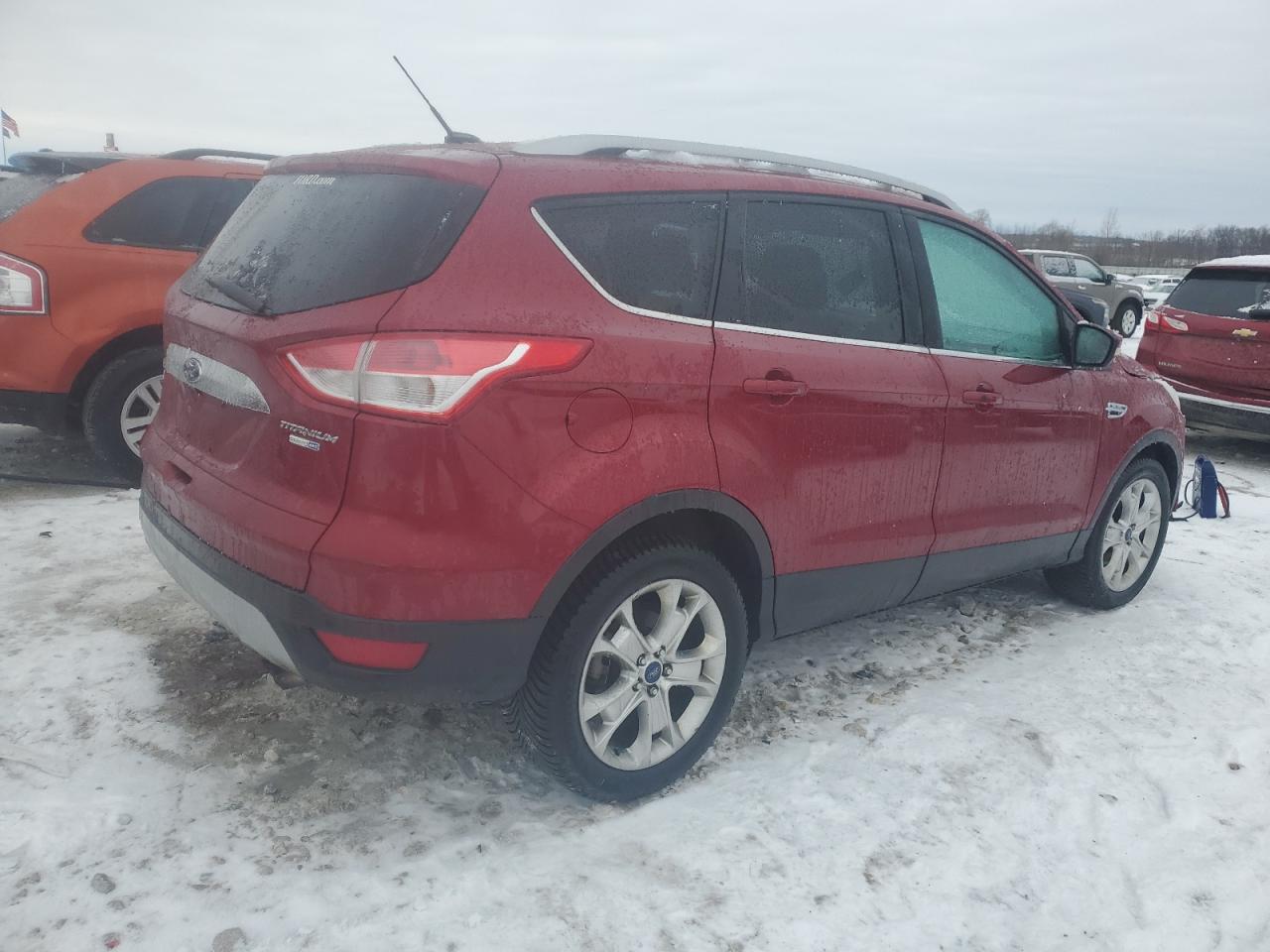 2014 Ford Escape VIN 1FMCU9J93EUD23991 Copart auction photo, front end damage thumbnail 3