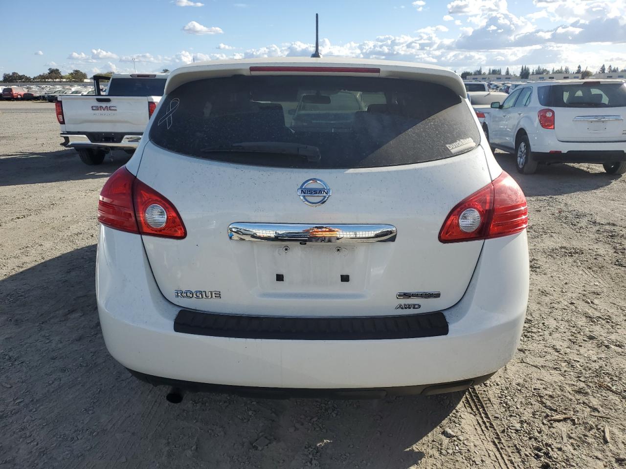 2013 Nissan Rogue VIN JN8AS5MV9DW628633 Copart auction photo, side / front end damage thumbnail 6