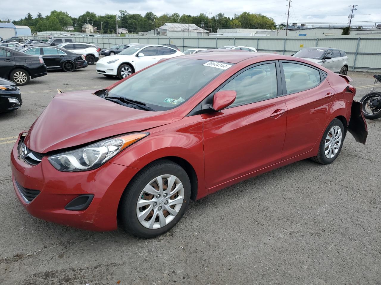 2012 Hyundai Elantra VIN KMHDH4AE0CU267501
