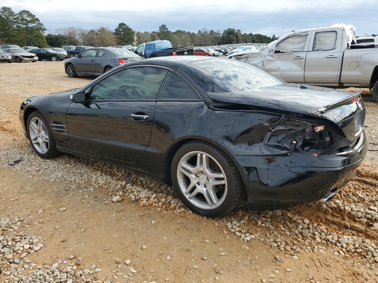 2007 Mercedes-Benz SL-klasse VIN WDBSK71F57F130540 Copart auction photo, rear end / side damage thumbnail 2