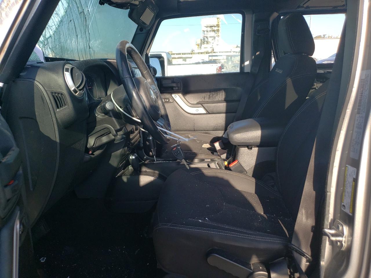 2016 Jeep Wrangler VIN 1C4BJWEG7GL255610 Copart auction photo, rollover damage thumbnail 7