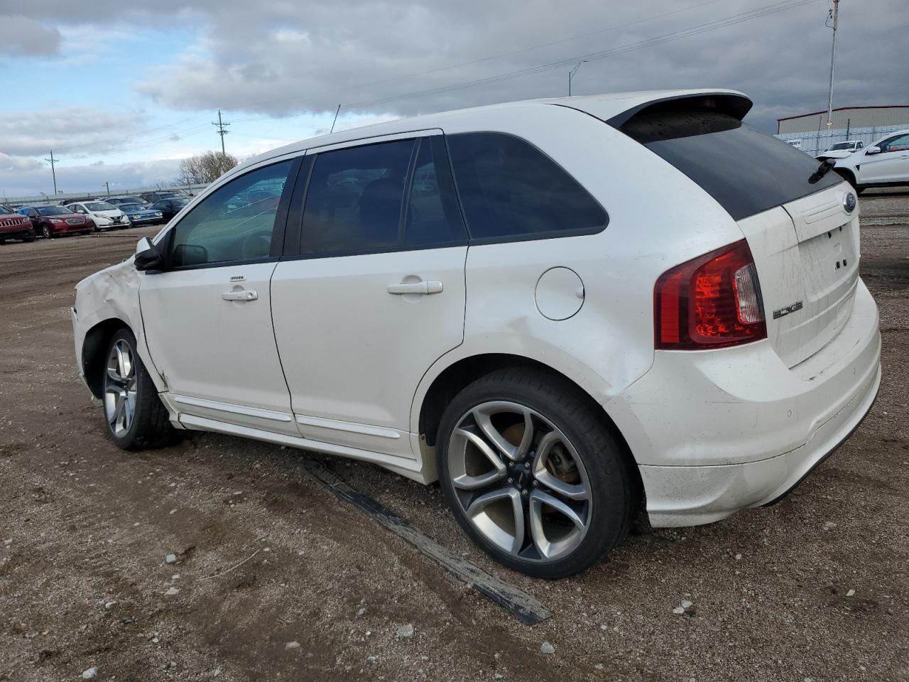2014 Ford Edge VIN 2FMDK4AK9EBB06693 Copart auction photo, all over damage thumbnail 2