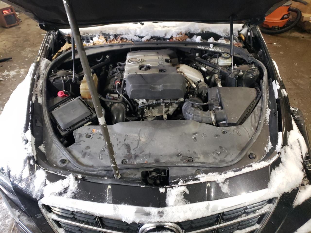 2014 Cadillac CTS VIN 1G6AW5SX1E0178715 Copart auction photo, front end / side damage thumbnail 11