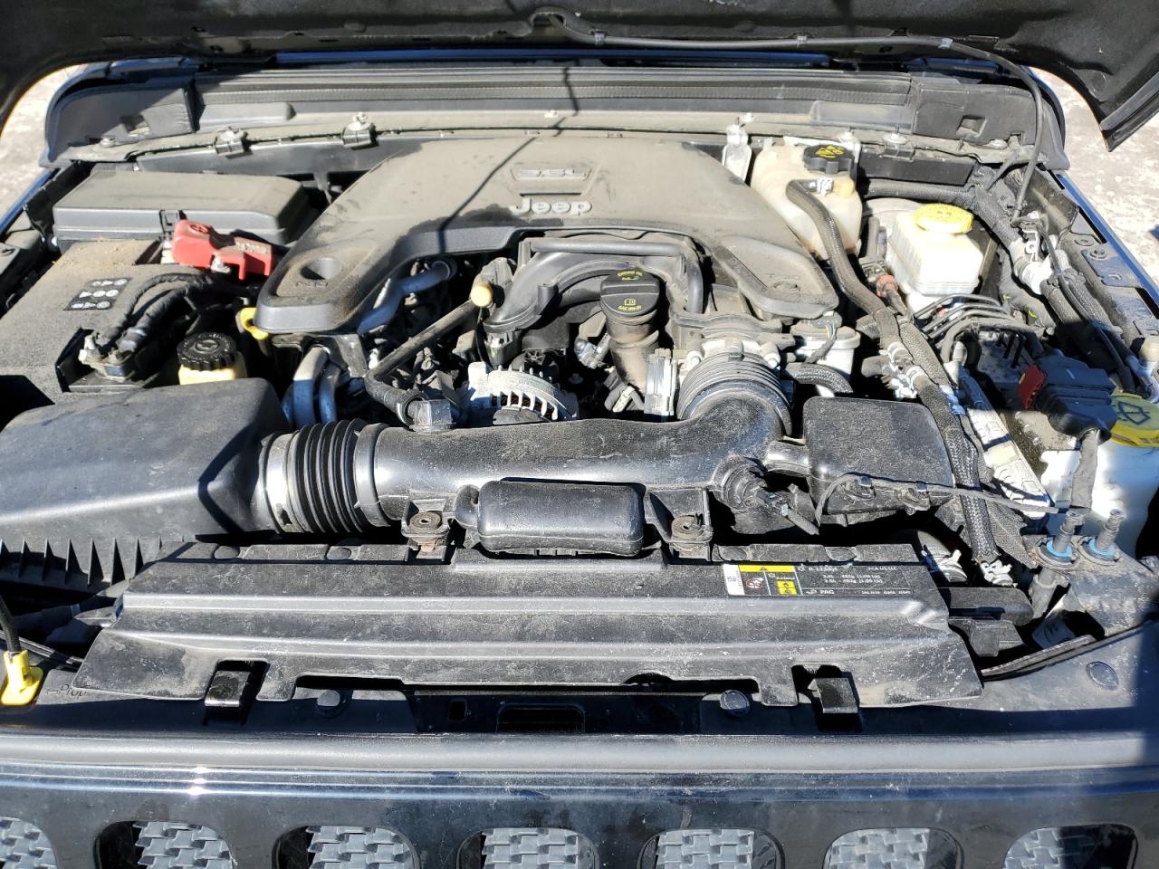 2018 Jeep Wrangler VIN 1C4HJXDG0JW150155 Copart auction photo, front end damage thumbnail 11