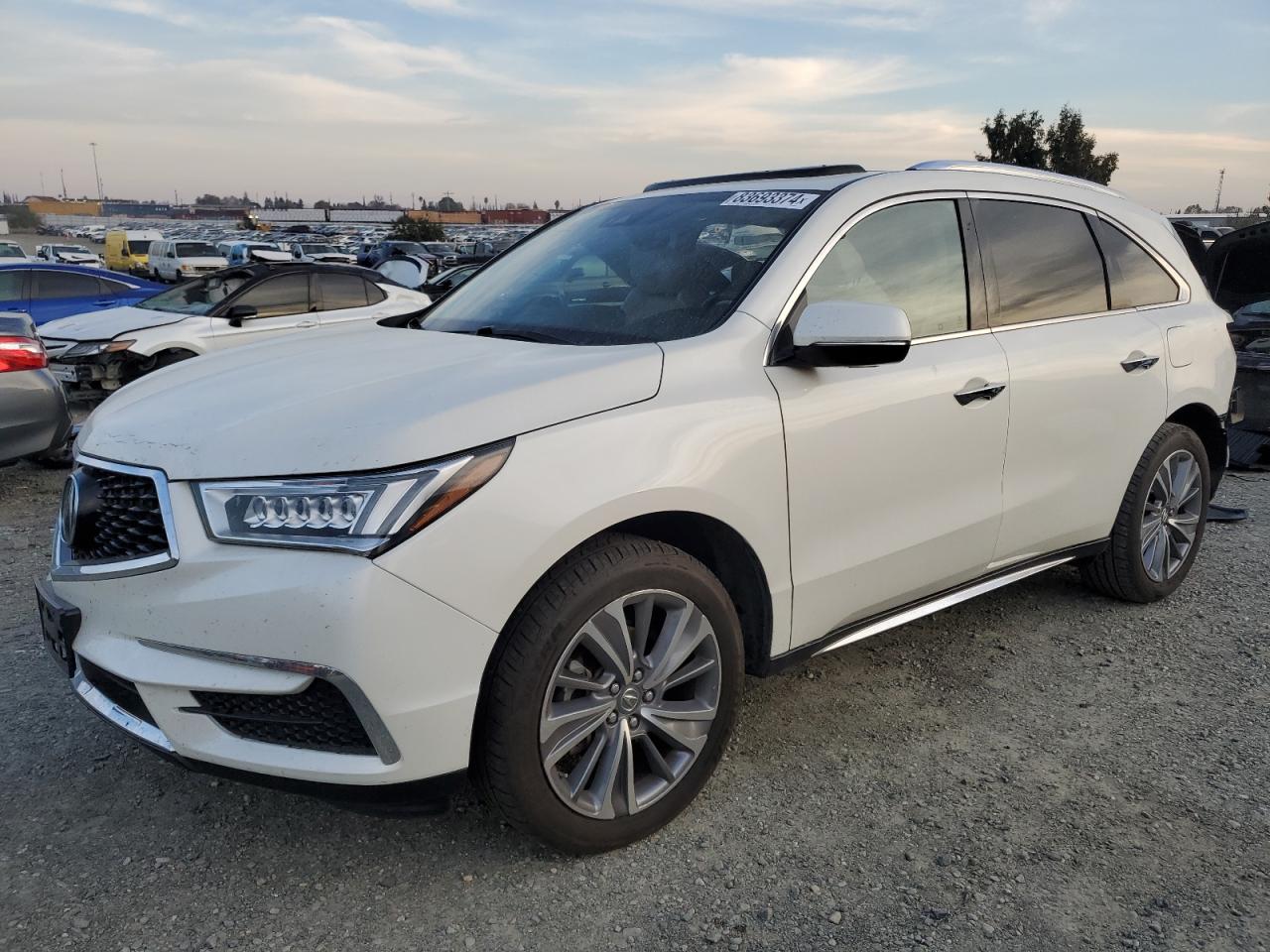 2017 Acura MDX VIN 5FRYD3H54HB003505