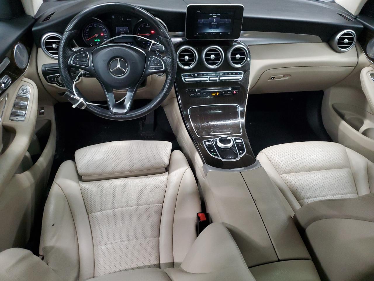 2017 Mercedes-Benz GLC VIN WDC0G4KBXHF135720 Copart auction photo, front end damage thumbnail 8