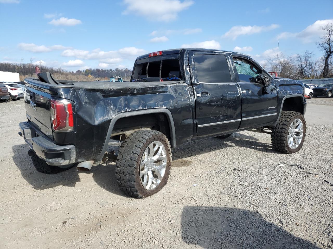 2017 GMC Sierra VIN 3GTU2PEJ9HG282880 Copart auction photo, rollover damage thumbnail 3