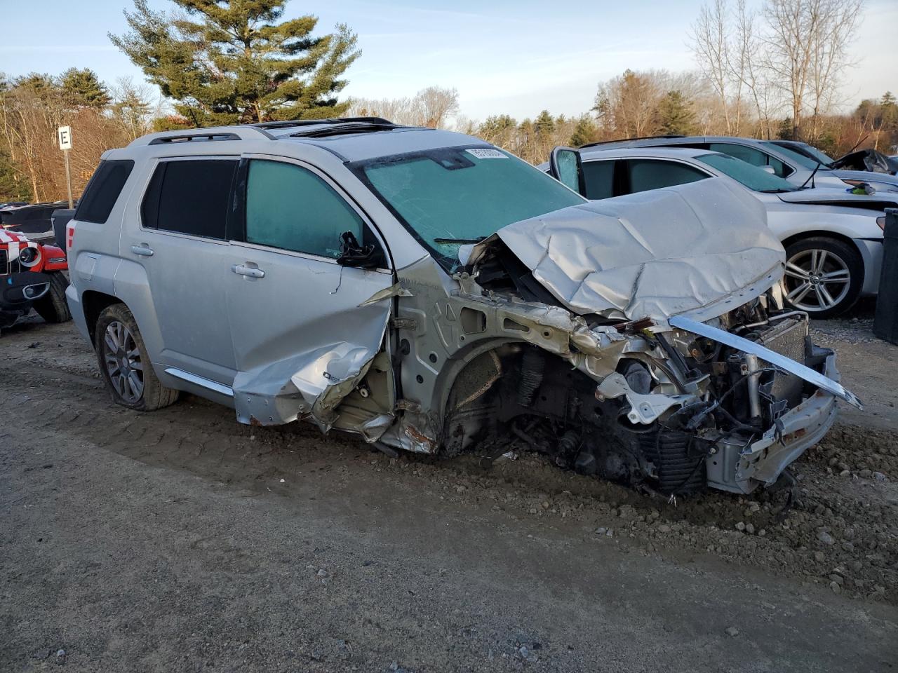 2016 GMC Terrain VIN 2GKFLVE30G6269154 Copart auction photo, all over damage thumbnail 4