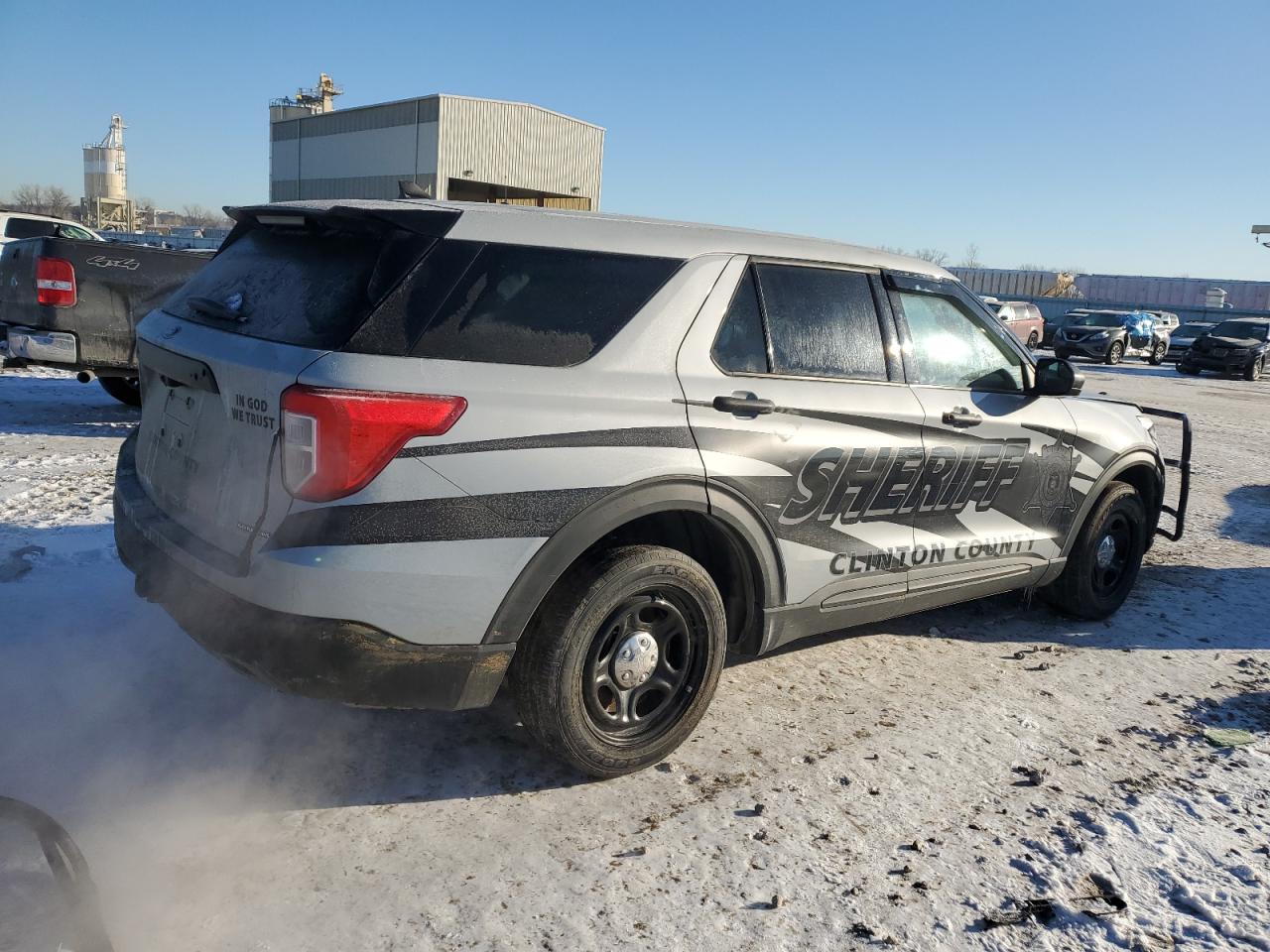 2022 Ford Explorer VIN 1FM5K8AB6NGB01844 Copart auction photo, front end damage thumbnail 3