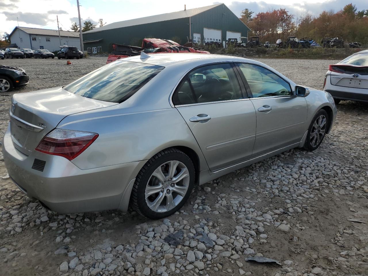 2009 Acura RL VIN JH4KB26649C001477 Copart auction photo, side damage thumbnail 3