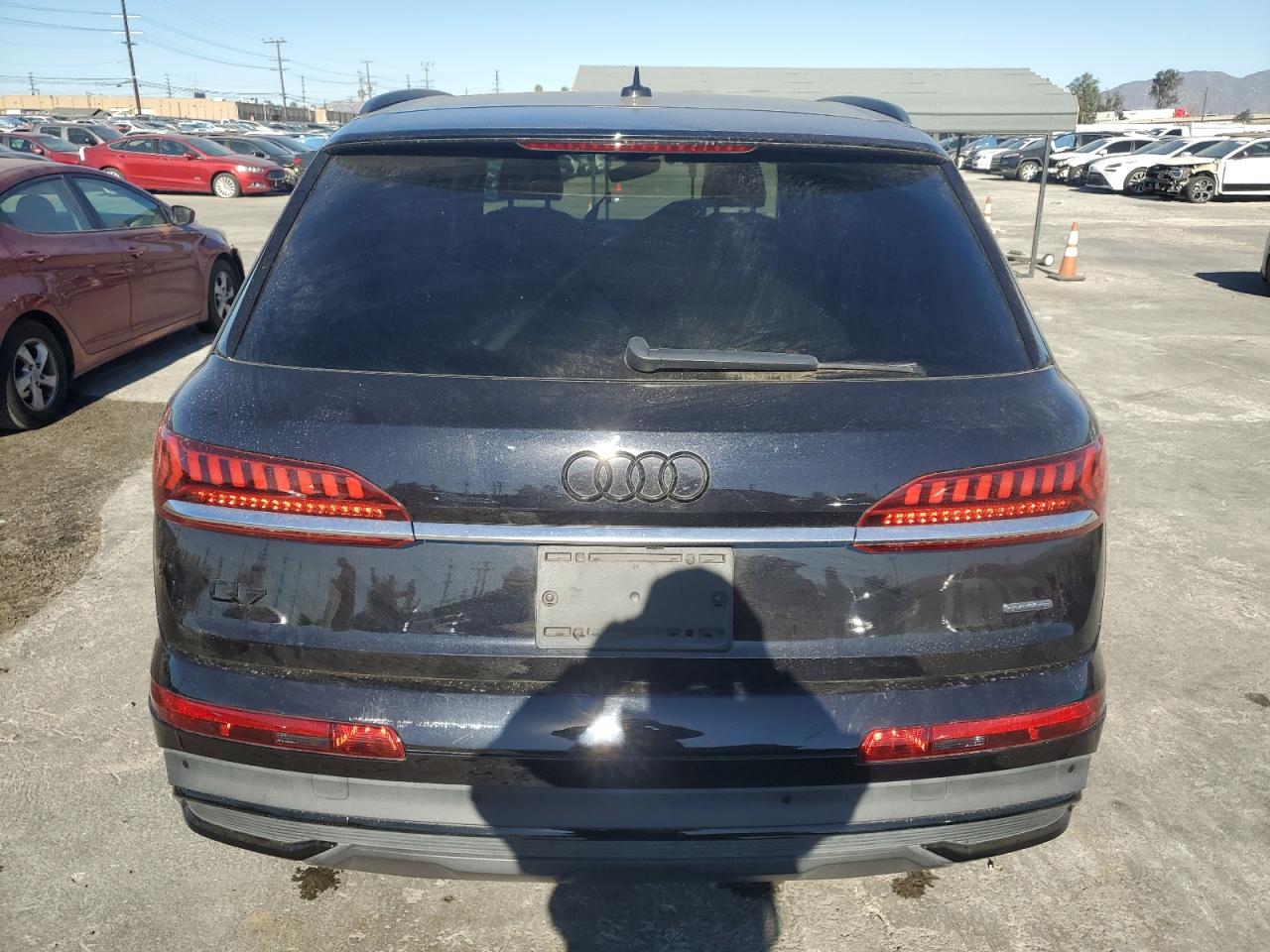 2021 Audi Q7 VIN WA1LXAF76MD027912 Copart auction photo, front end damage thumbnail 6