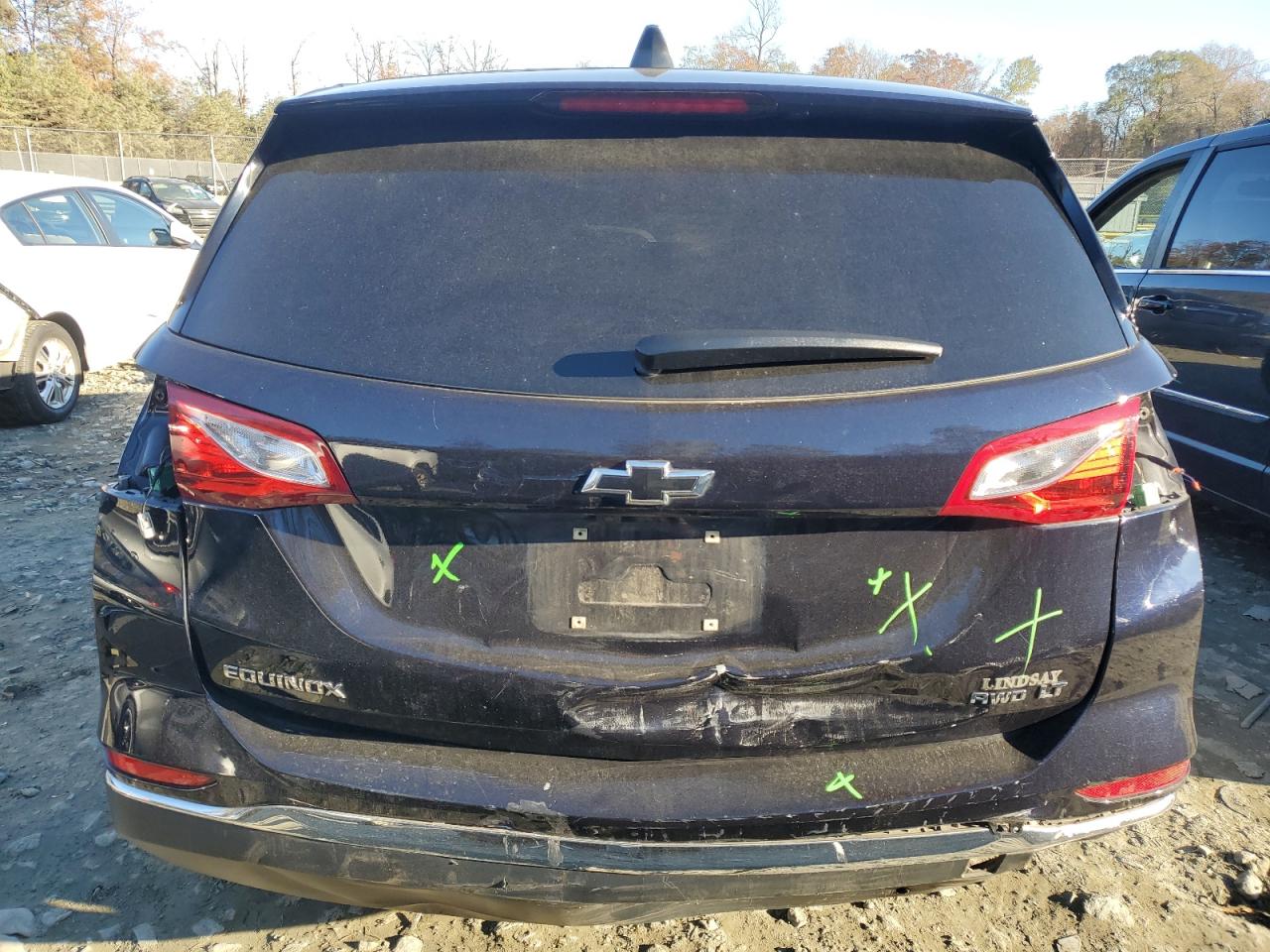 2020 Chevrolet Equinox VIN 3GNAXUEV5LS711399 Copart auction photo, rear end / front end damage thumbnail 6
