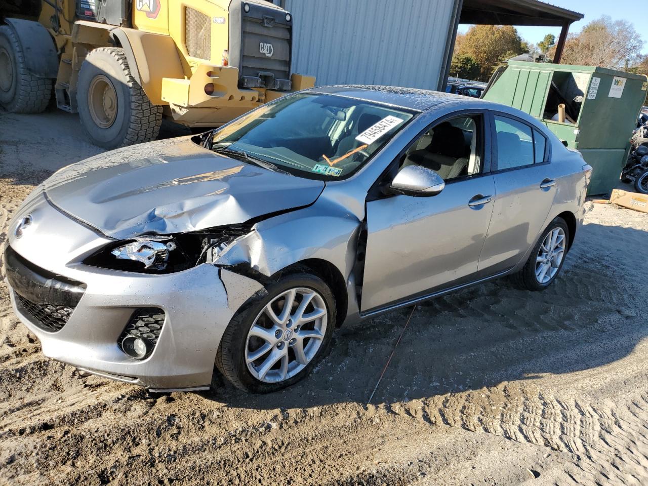 2012 Mazda 3 VIN JM1BL1V95C1683549