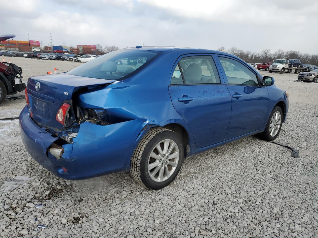 2009 Toyota Corolla VIN JTDBL40E099067998 Copart auction photo, rear end damage thumbnail 3