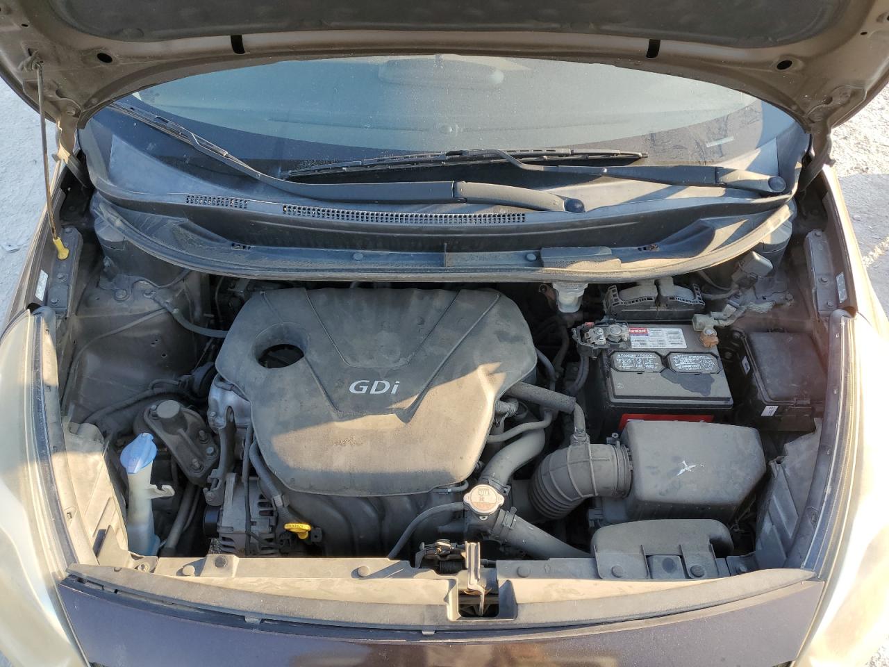2013 KIA Rio VIN KNADN4A30D6208978 Copart auction photo, front end / side damage thumbnail 12